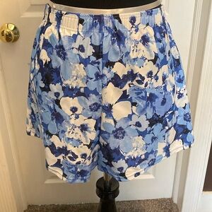 Women’s Swim Shorts Blues and White sz 10 NWOT